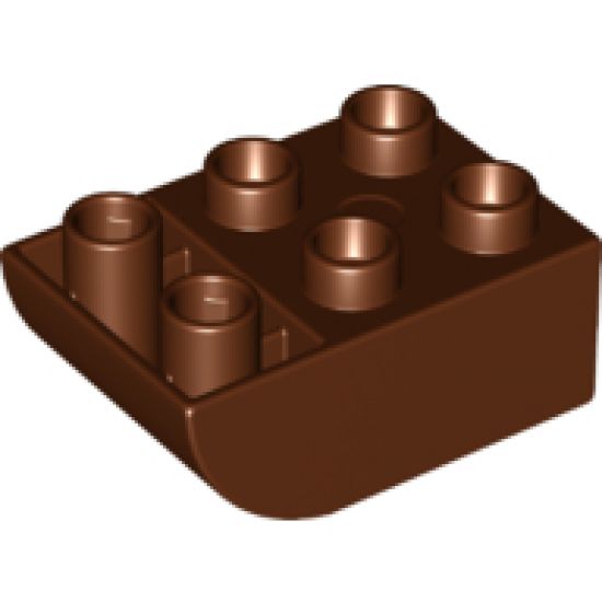 Duplo, Brick 2 x 3 with Curved Bottom