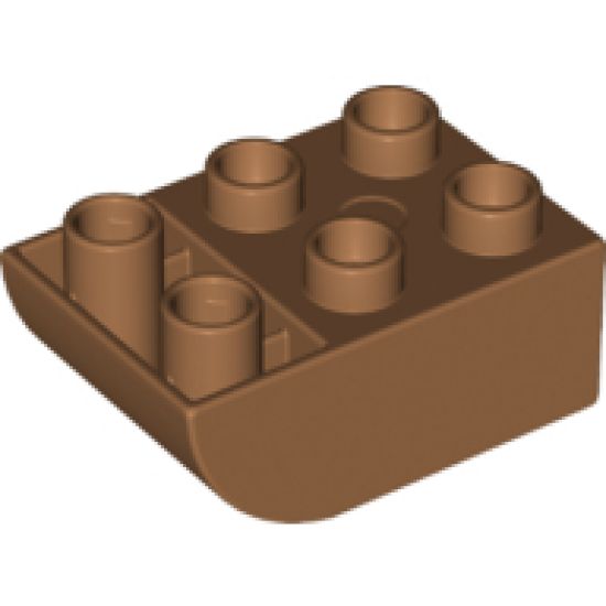 Duplo, Brick 2 x 3 with Curved Bottom