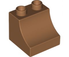 Duplo, Brick 2 x 2 x 1 1/2 with Curve
