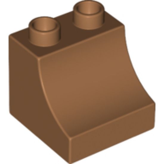 Duplo, Brick 2 x 2 x 1 1/2 with Curve
