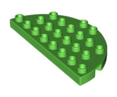 Duplo, Plate Round Corner 4 x 8 Double