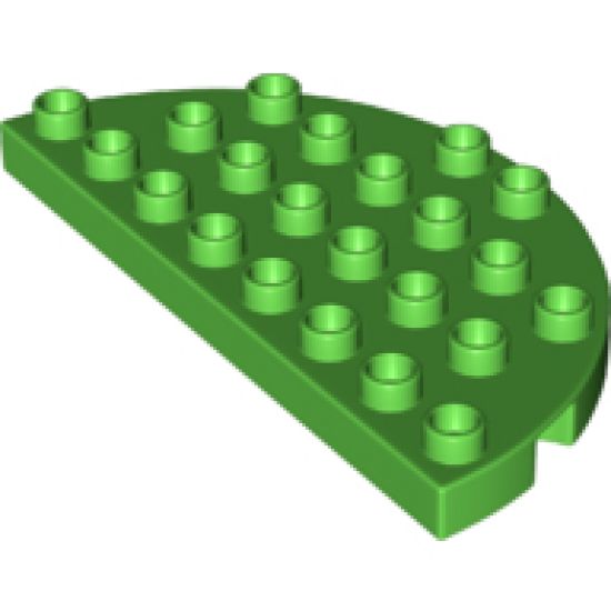 Duplo, Plate Round Corner 4 x 8 Double