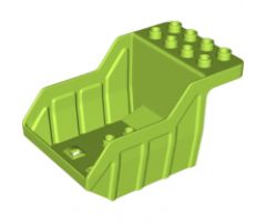 Duplo, Vehicle Dump Truck Small Container, 2 Rows of Studs on Top (Tipper Bed)