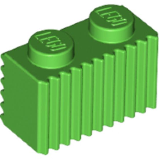 Brick, Modified 1 x 2 with Flutes / Fluted