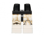 Hips and White Legs with SW Stormtrooper Tan Dirt Stains on Upper Leg Pattern