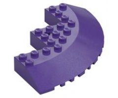 Brick, Round Corner 10 x 10 with Slope 33 Edge, Axle Hole, Facet Cutout