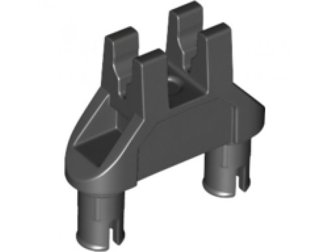 Technic, Pin Double Triangle 1 x 3 with 2 Clips with Squared Pin Holes