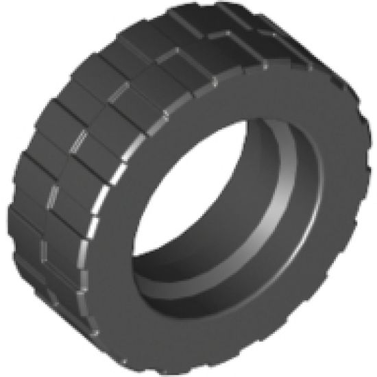 Tire & Tread 17.5mm D. x 6mm with Shallow Staggered Treads