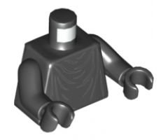Torso SW Imperial Robe with Gray Creases Pattern (Shadow Guard) / Black Arms / Black Hands