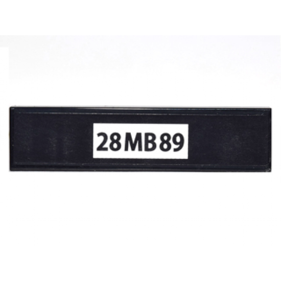 Tile 1 x 4 with '28MB89' License Plate Pattern (Sticker) - Set 10937