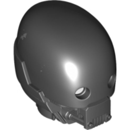 Large Figure Part Head Modified SW K-2SO with Weathered Silver Scratches, Red Panel and White Eyes Pattern