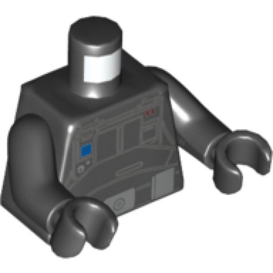 Torso SW Imperial Ground Crew Jumpsuit Pattern / Black Arms / Black Hands