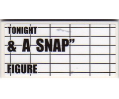 Tile 2 x 4 with 'TONIGHT & A SNAP