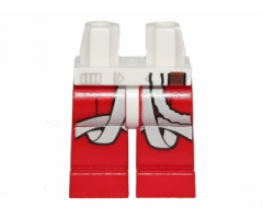 Hips and Red Legs with Light Bluish Gray Belts Pattern