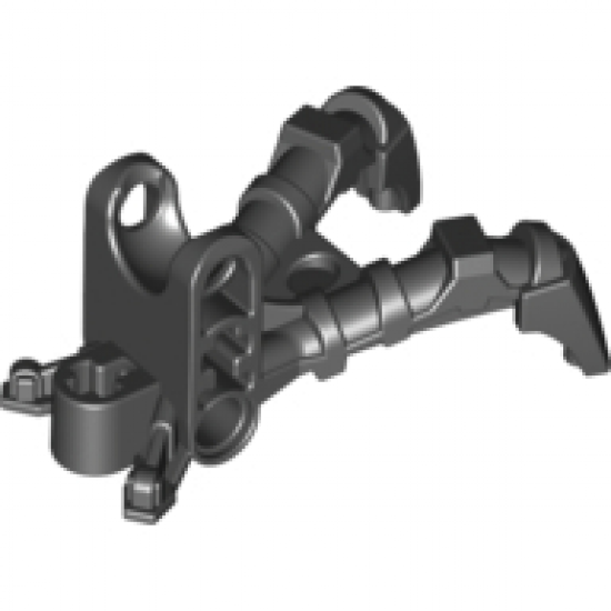 Bionicle Foot Claw with Ball Socket, Rounded Ends