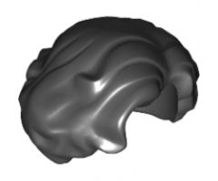 Minifigure, Hair Female Short, Wavy with Side Part