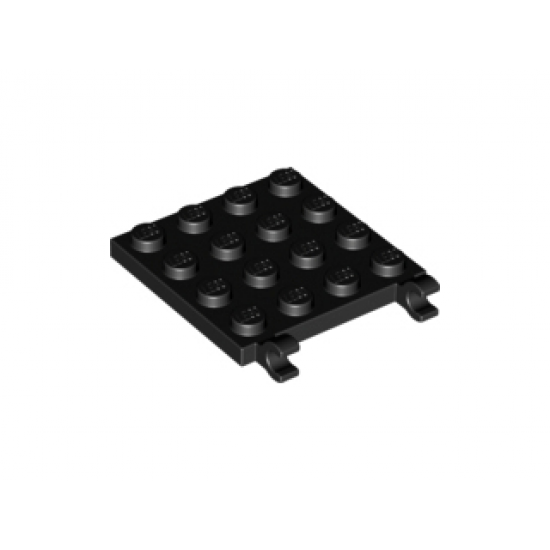 Plate, Modified 4 x 4 with Open O Clips (Horizontal Grip)