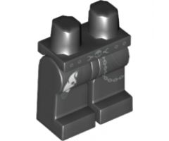 Hips and Legs with Pockets, Rag, Chain and Skull Belt Pattern