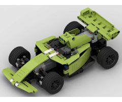 Green Formula Racer - BuWizz powered