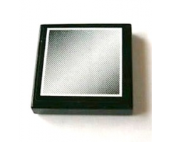 Tile 2 x 2 with Vehicle Mirror Squared Corners on Black and White Small Border Background Pattern (Sticker) - Set 8069