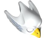 Minifigure, Headgear Mask Bird (Eagle) with Yellow Beak and Medium Blue Feathers Pattern