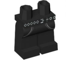 Hips and Legs with Chain Belt and Pockets Pattern