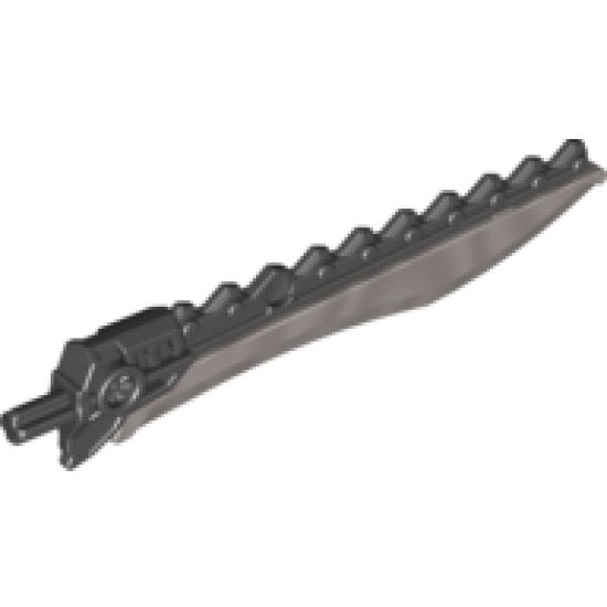 Hero Factory Weapon - Saw with Flat Silver Sword Blade