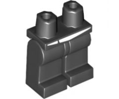 Hips and Legs with Tapered Edge of White Chef Shirt Pattern