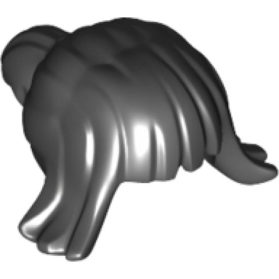 Minifigure, Hair Female Swept Sideways with Ponytail