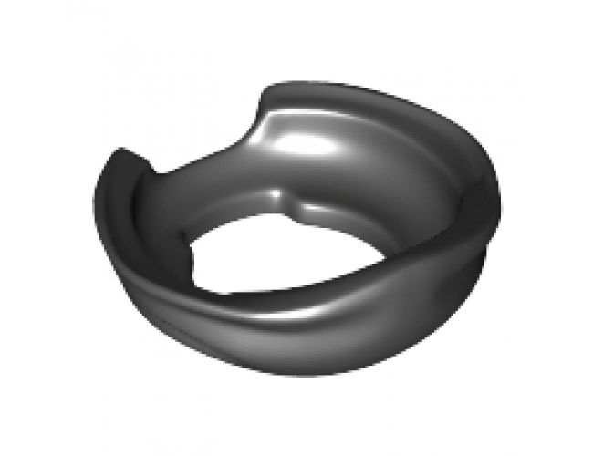 Minifigure, Body Wear Ninja Face Scarf with Notch in Back