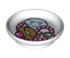 Duplo, Figure Wear & Utensil Dish with Jewelry Pattern