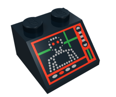 Slope 45 2 x 2 with Spyrius Droid Image Pattern