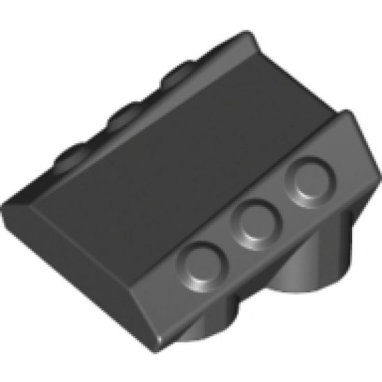 Brick, Modified 2 x 2 No Studs, Sloped with 6 Side Pistons Raised