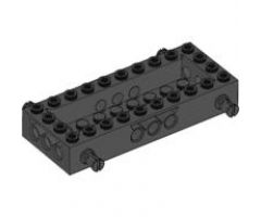 Vehicle, Base 4 x 10 x 1 1/3 with 8 x 2 Recessed Center, 4 Pins, Technic Holes