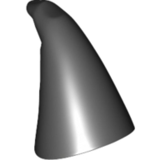 Minifigure, Headgear Hat, Cone Drooping, Wizard