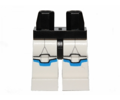 Hips and White Legs with SW Clone Trooper and Blue Markings Pattern