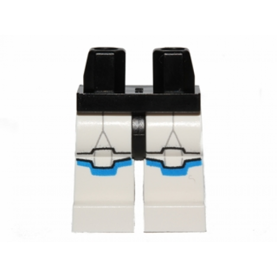 Hips and White Legs with SW Clone Trooper and Blue Markings Pattern