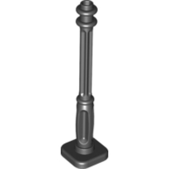 Support 2 x 2 x 7 Lamp Post, 4 Base Flutes