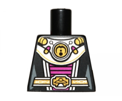 Torso Alien Female Shoulder Armor and Belt with UFO Pattern