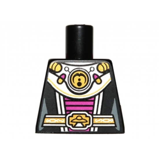 Torso Alien Female Shoulder Armor and Belt with UFO Pattern