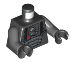 Torso SW Armor Plates with Breathing Apparatus Pattern (SW Darth Malgus) / Dark Bluish Gray Arms / Black Hands