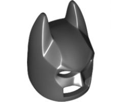 Minifigure, Headgear Mask Batman Cowl (Angular Ears, Pronounced Brow) with Medium Blue Electro Pattern