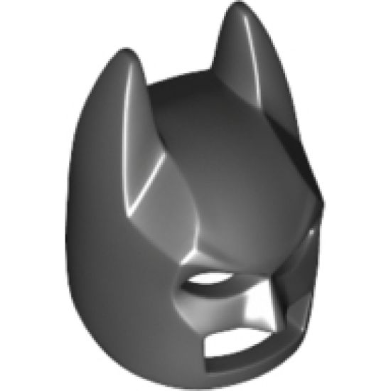 Minifigure, Headgear Mask Batman Cowl (Angular Ears, Pronounced Brow) with Medium Blue Electro Pattern