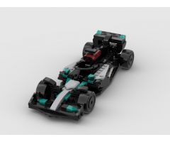 Lego Mercedes W15 F1 car