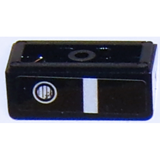 Slope 30 1 x 2 x 2/3 with Chevrolet Camaro Fog Light / Bumper Pattern Model Right Side (Sticker) - Set 75874