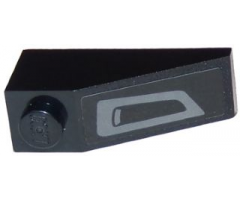 Slope 33 3 x 1 with Front Grille / Bumper / Air Intake Pattern Model Left Side (Sticker) - Set 75875