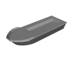 Boat Hull Unitary 41 x 12 x 5 with Light Bluish Gray Top