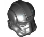 Minifigure, Headgear Helmet SW Stormtrooper Type 2, TIE Defender Pilot Pattern