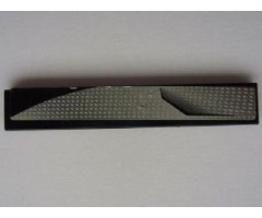 Tile 1 x 6 with Silver Panel and Air Outlet Pattern Model Right Side (Sticker) - Set 8132