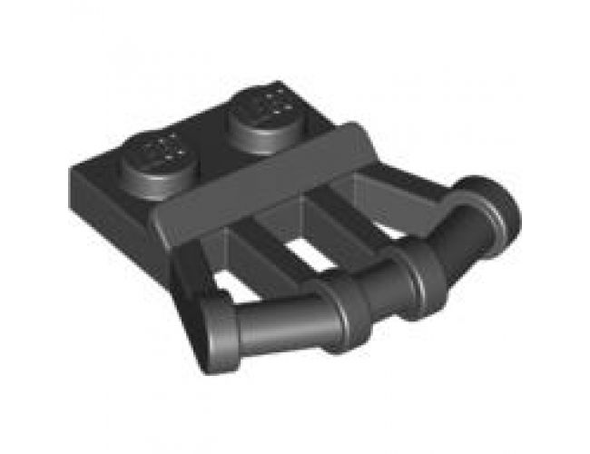 Plate, Modified 1 x 2 with Angled Bar Handles on Side